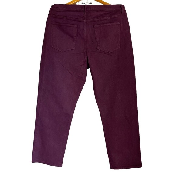 ANN TAYLOR "The Taper" Sculpting Pocket Mid Rise Tapered Jeans Women's Sz: 14 - Picture 2 of 4